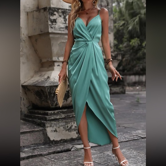 Luxe twist front cami  dress - Picture 12 of 16